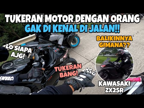 TUKER R25 DENGAN ZX25R PUNYA ORANG GAK DI KENAL DI JALAN‼️GEBER-GEBER BIKIN OWNERNYA KETAR KETIR‼️