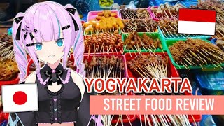 Japanese Reactions to Street food in YOGYAKARTA