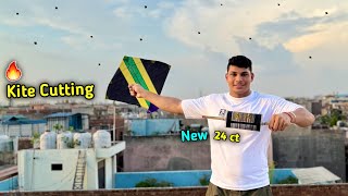 Kite Cutting | New 24ct Manjha | Kite Flying | Kites Vlog