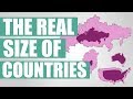 Map Distortion and Country Sizes