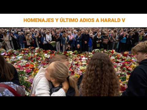 🔴DIRECTO | Jornada de homenajes y acceso público al féretro del rey Harald V | RTVE Noticias