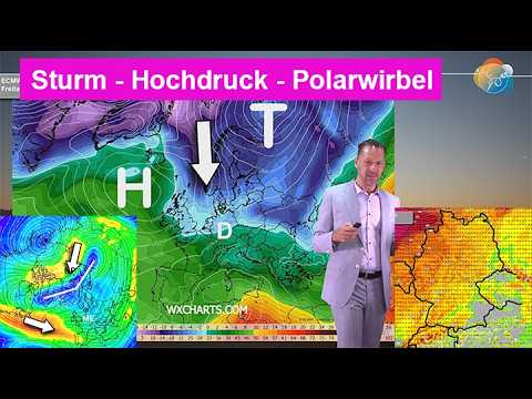 Stürmische Tage <strong>mit</strong> Regen, anschließend Hochs <strong>mit</strong> Inversion. Trend.