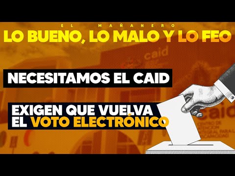 Necesitamos el CAID! - Exigen que vuelva el Voto Electrónico - (Lo Bueno lo malo y lo feo)