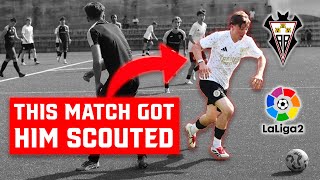 The Match That Earned Him a La Liga 2 Trial 🇪🇸🔜