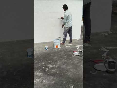 wall painting masking tap rustic texture fast court #wallcoverings #trendingvideo #homedecor #art