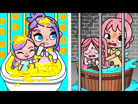 Rich Mom And Poor Mom In Jail | Sad Story | Avatar World | Toca Animation