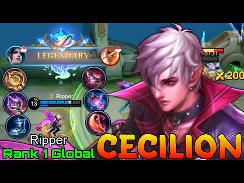 Legendary Cecilion Deadly Midlaner - Top 1 Global Cecilion by Ripper - Mobile Legends