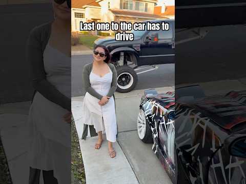 Last one to the car has to drive
