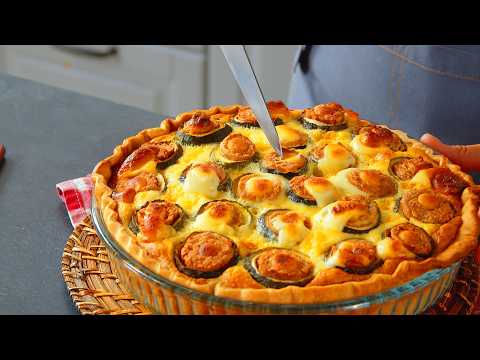 Quiche aux courgettes et à la viande hachée