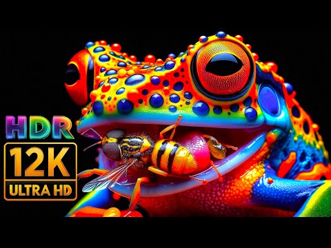 Animal world 12K HDR Wildlife Film with Calming Music