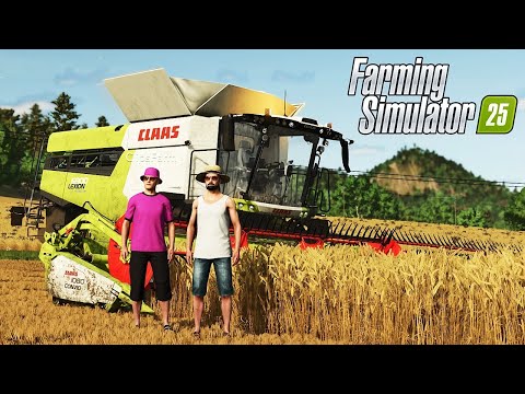 PRIMEIRA COLHEITA DE TRIGO - FARMING SIMULATOR 25 #14