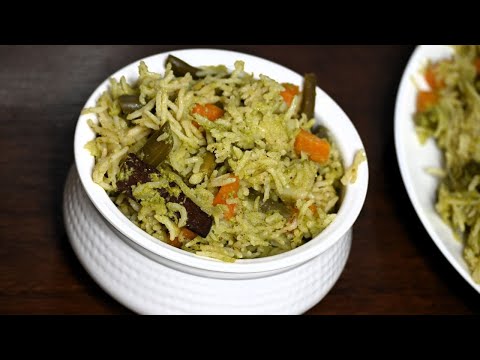 ഞൊടിയിടയിൽ ഒരു ലഞ്ച് ബോക്സ് റെസിപ്പി | Karnataka Special Rice bath | Easy Vegetable rice