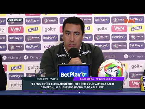 Rueda de prensa de Nacional previa a la final Vuelta de la Copa BetPlay Dimayor 2024