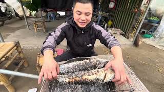 Hôm nay ăn món cá nướng muối | đơn giản nhất ai cũng làm được