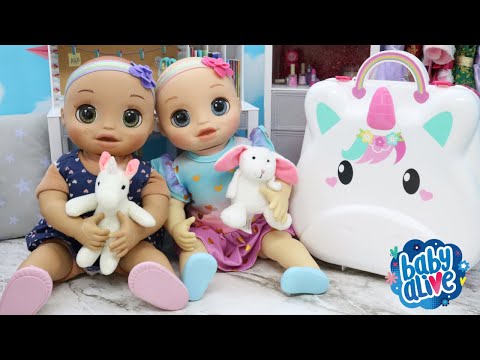 BABY ALIVE GÊMEAS NINA E HANNA VÃO PASSAR O DIA NA CRECHE