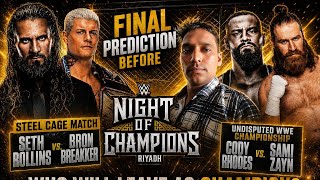 🔥 WWE Night of Champions 2026 FINAL Predictions | Every Match Winner Predicted! 🏆