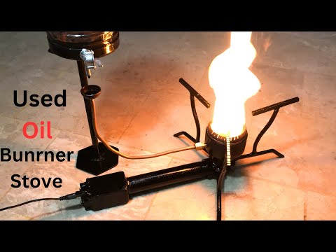 DIY USED OIL BURNER STOVE How to Make Used Oil Stove Burner Modern Design