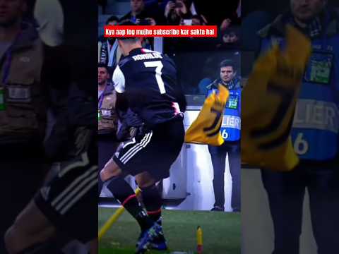 Christiano Ronaldo break out side flag referee #football #cr7 #neymarskills #viratkohli #viral