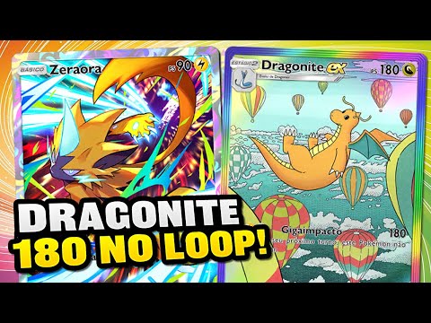 Dragonite ex, batendo 180 todo turno?! Dragonite, Oricorio, Zeraora Gameplay de Pokémon TCG Pocket