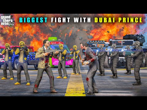 GTA 5 : MICHAEL’S BIGGEST FIGHT WITH DUBAI PRINCE || BB GAMING