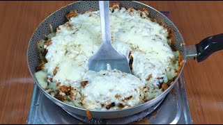 ¡Lasagna de Plátano Maduro y Carne Molida en Sartén! Sin Horno, Fácil y Deliciosa