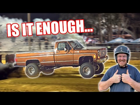 Attempting A Tractor Pull With Our 1978 Squarebody Cummins!!! Lets See How This Goes...