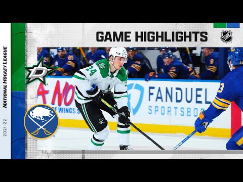 Stars @ Sabres 1/20/22 | NHL Highlights