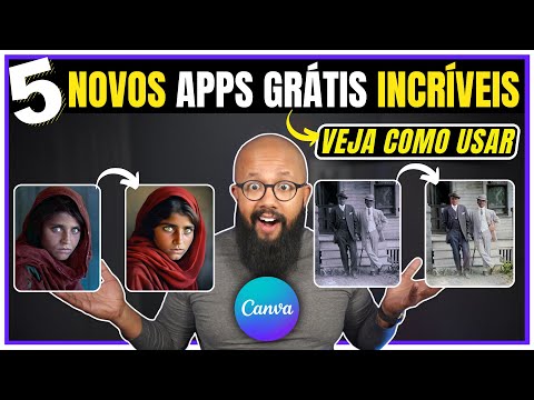 Novidade Canva - 5 Aplicativos Canva GRÁTIS INCRÍVEIS [VOCÊ VAI AMAR!]