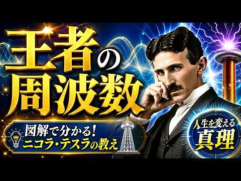 聴き流すだけで潜在意識が反転。宇宙を動かす「王者の周波数」へ~ニコラ・テスラ~