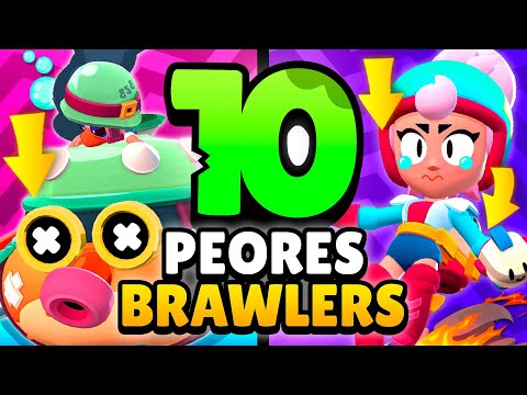 ¿IMPOSIBLES de RECUPERAR? 😭 10 PEORES BRAWLERS de BRAWL STARS