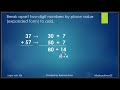 Break-Apart and Partial Sums Strategies