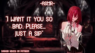 [ASMR] [ROLEPLAY] ♡thirsty vampire is desperate for blood♡ (binaural/F4A)