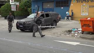 princípio de Manifestação na comunidade da Matriz no Engenho Novo no dia 15/01/2025.