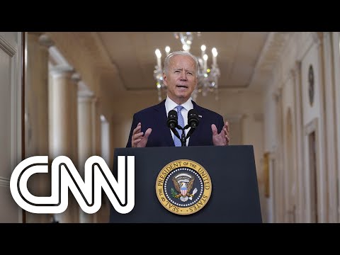 Biden classifica saída do Afeganistão como "sucesso" | JORNAL DA CNN