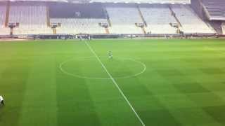 Albelda after his last match at Mestalla