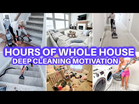 HOURS OF WHOLE HOUSE DEEP CLEANING | CLEAN WITH ME | CLEANING MOTIVATION |  JAMIE’S JOURNEY
