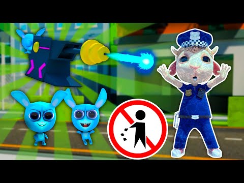 Policeman Freezes❄️🐰👮Kids Pranks and Freeze Ray❄️🐰👮UFO, Pranks and Other Adventures