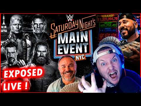 WWE Saturday Nights Main Event !  JOE CRONIN Live - MR HAND PAY Exposes Max Bet OMAR !