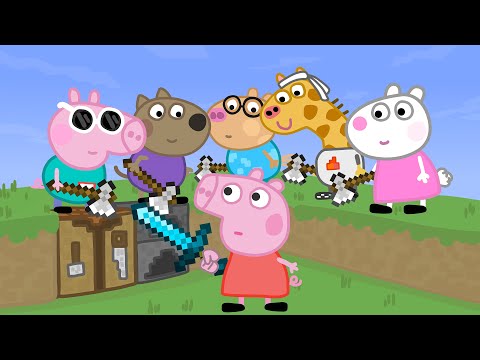 Minecraft Speedrunner Peppa vs 5 Hunters FINALE