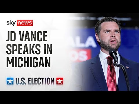 Republican vice presidential nominee JD Vance delivers campaign speech