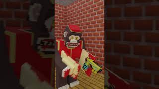 Noob Plays Murder Mystery - Maizen Animation Cartoon #shorts #animation