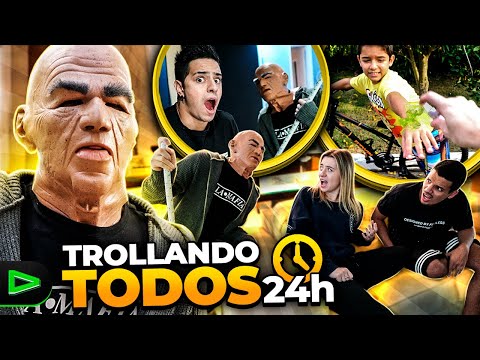 SE ASSUSTARAM?! 24 HORAS TROLLANDO TODOS DA MANSÃO LOUD E...