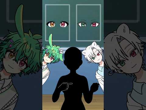 【新作】右左どっち？で選んだパーツを合体させて合体キャラを描いてみた！りうさくん✕りくまちゃん編