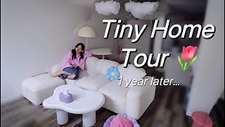 a 27 year old youtuber's $1,500/month small HOME 🌷A girly house tour 🌷(NO MEN ALLOWED)