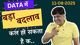 Data में बड़ा बदलाव । कल हो सकता है बड़ा क...