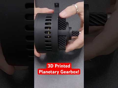 3D Printed Two Stage Planetary Gearbox! #3dprinting #gearbox