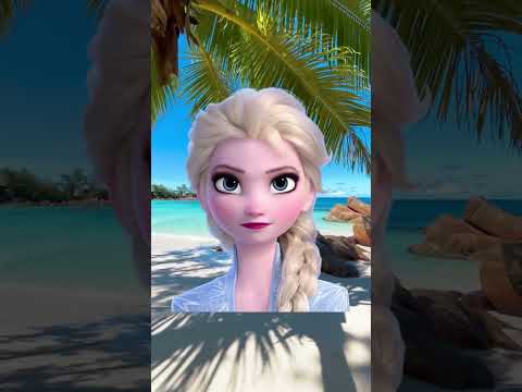 ELSA WAS SEEN ON THE BEACH #shorts #shortseua #youtube #youtubeshorts