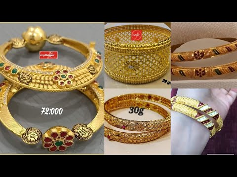 Latest gold bangle designs