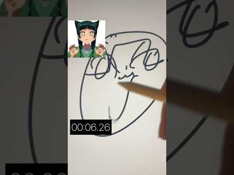 10秒で「猫猫」を描いてみせます✍? #theapothecarydiaries #薬屋のひとりごと #shorts