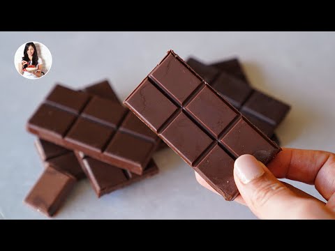 Haz tu propio Chocolate en casa- Sin Azúcar y Sólo 3 Ingredientes en minutos! | Auxy